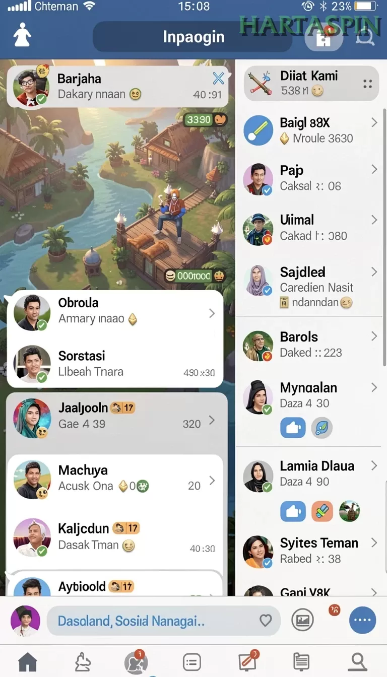 Pratinjau antarmuka hartaspin — aplikasi APK resmi Android v2.5.6